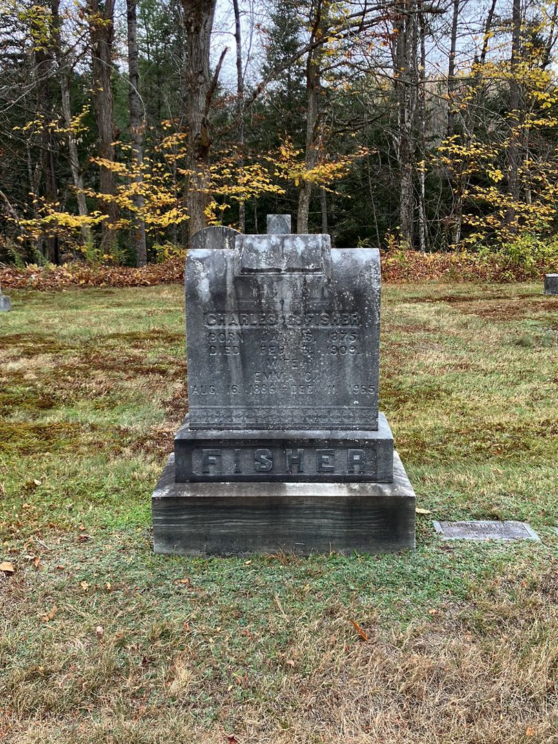 Charles S. Fisher's grave. Photo 1