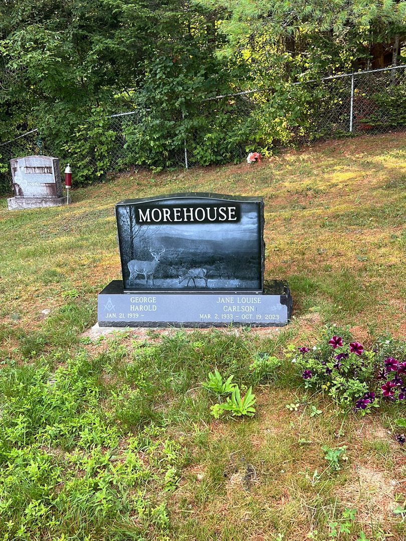 Jane Louise Carlson Morehouse's grave. Photo 1