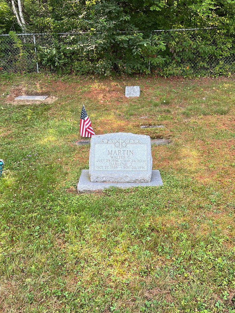 Walter Gordon Martin's grave. Photo 1