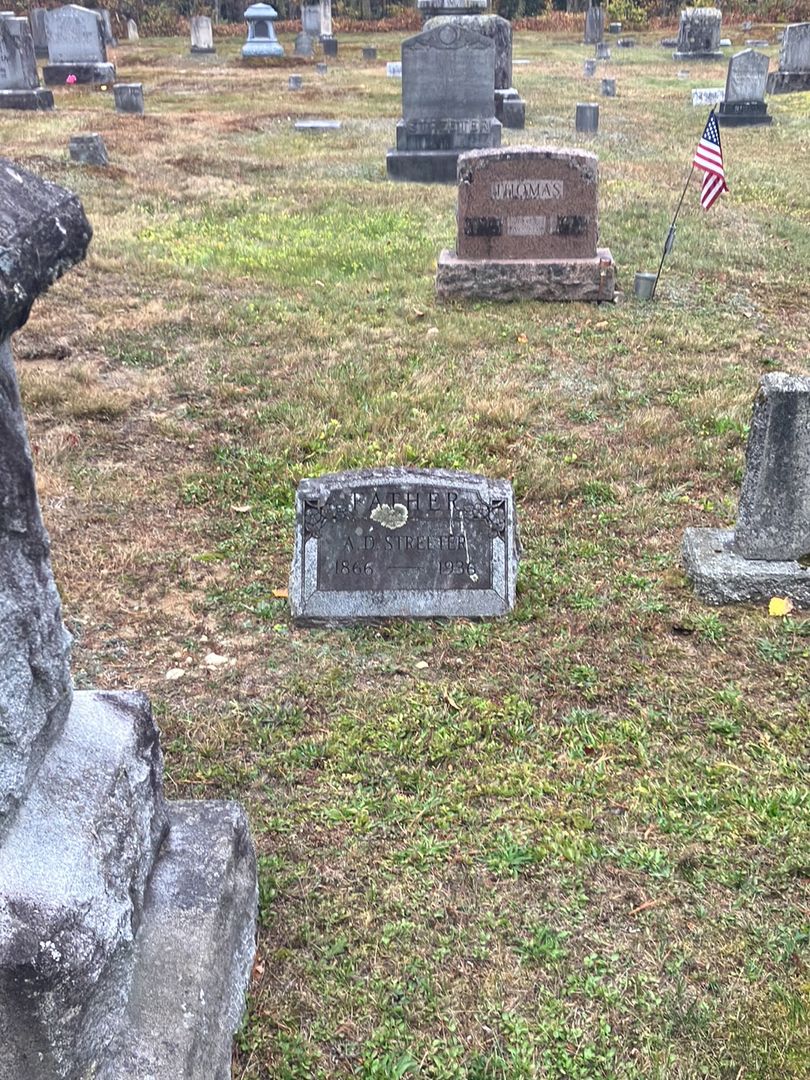A. D. Streeter's grave. Photo 1