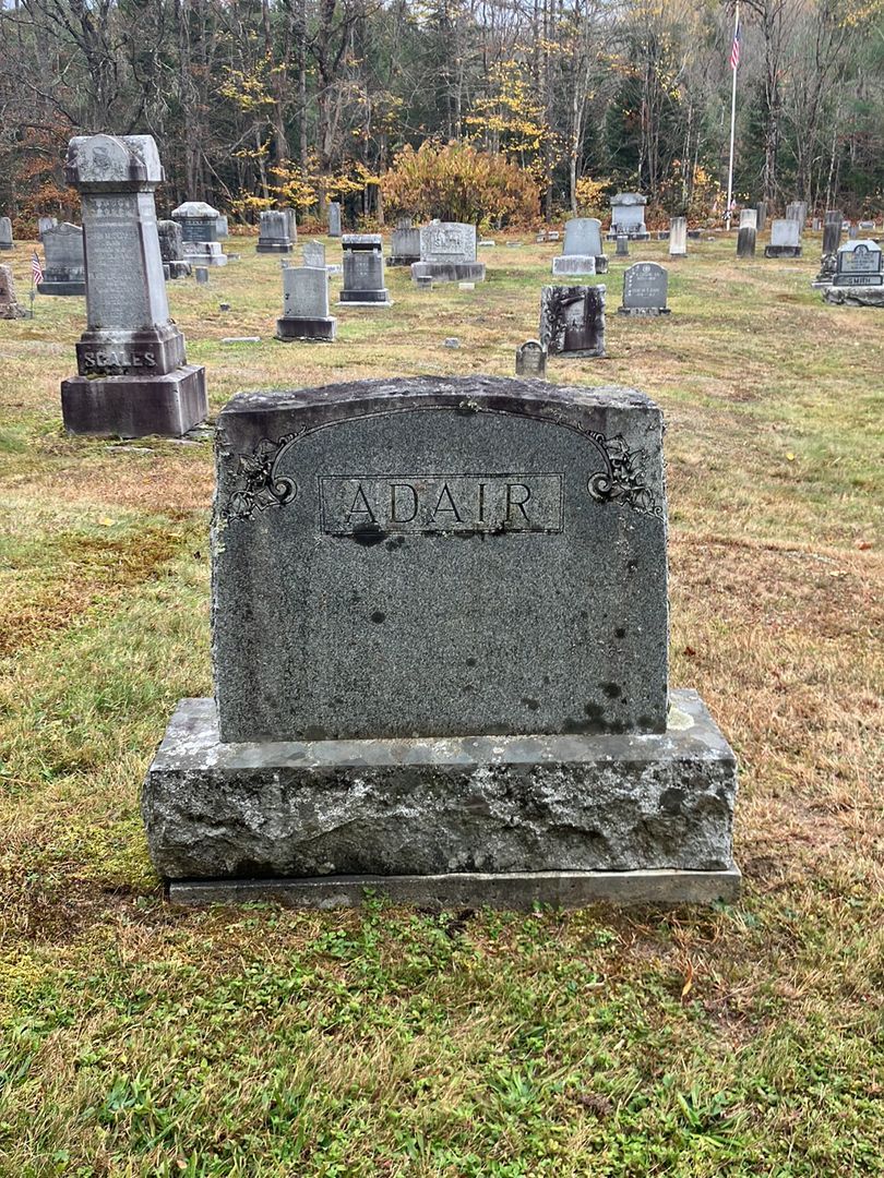 William W. Adair's grave. Photo 1