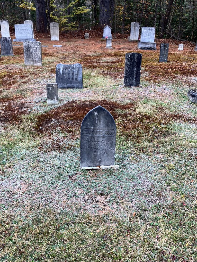 Butler W. Grant's grave. Photo 1