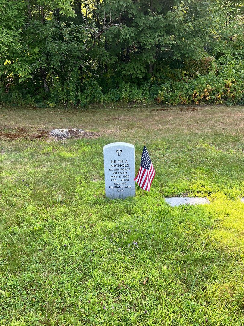 Keith A. Nichols's grave. Photo 1