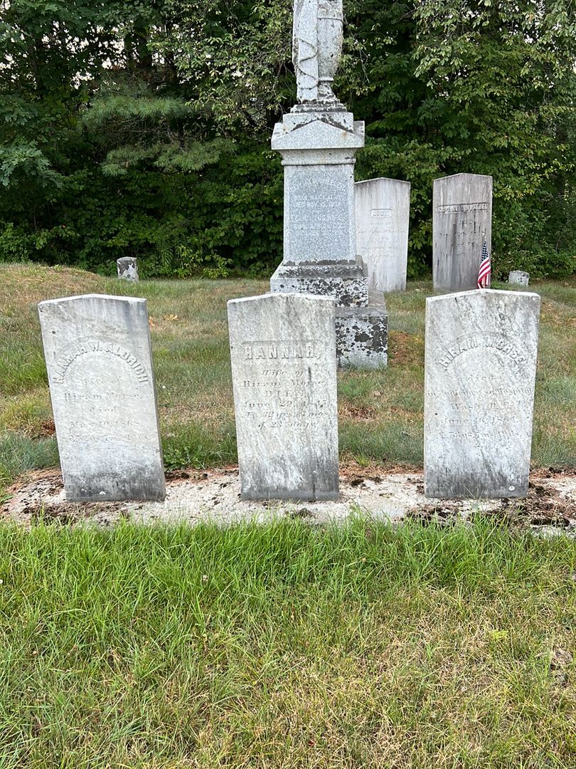 Hannah Morse's grave. Photo 1