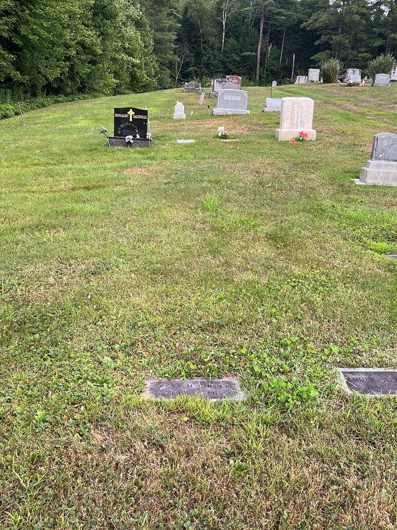 Lilla M. Gibson's grave. Photo 1