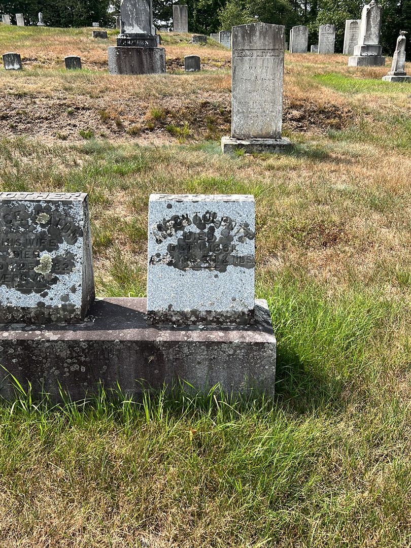 Aaron T. Olcott's grave. Photo 1