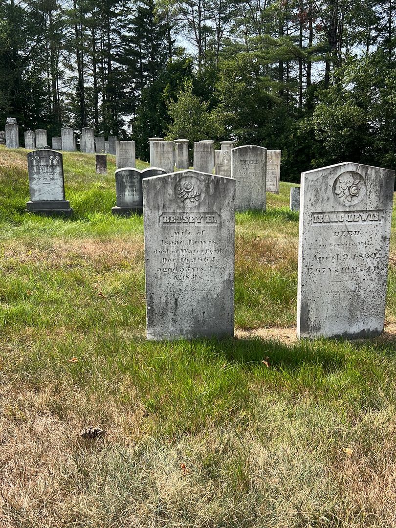 Betsey H. Lewis's grave. Photo 1