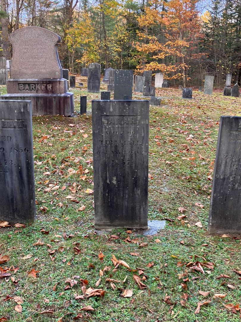 Sarah Hall's grave. Photo 1
