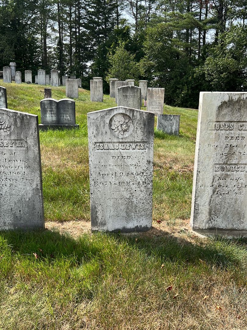 Isaac Lewis's grave. Photo 1