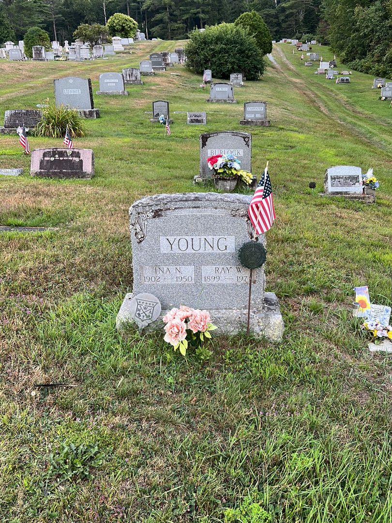 Ray W. Young's grave. Photo 1