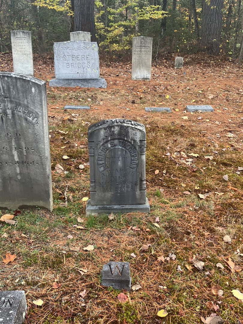 Jennie S. Thompson Adair's grave. Photo 1