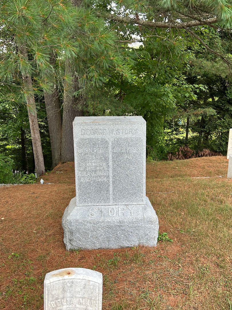 Ella J. Story's grave. Photo 1