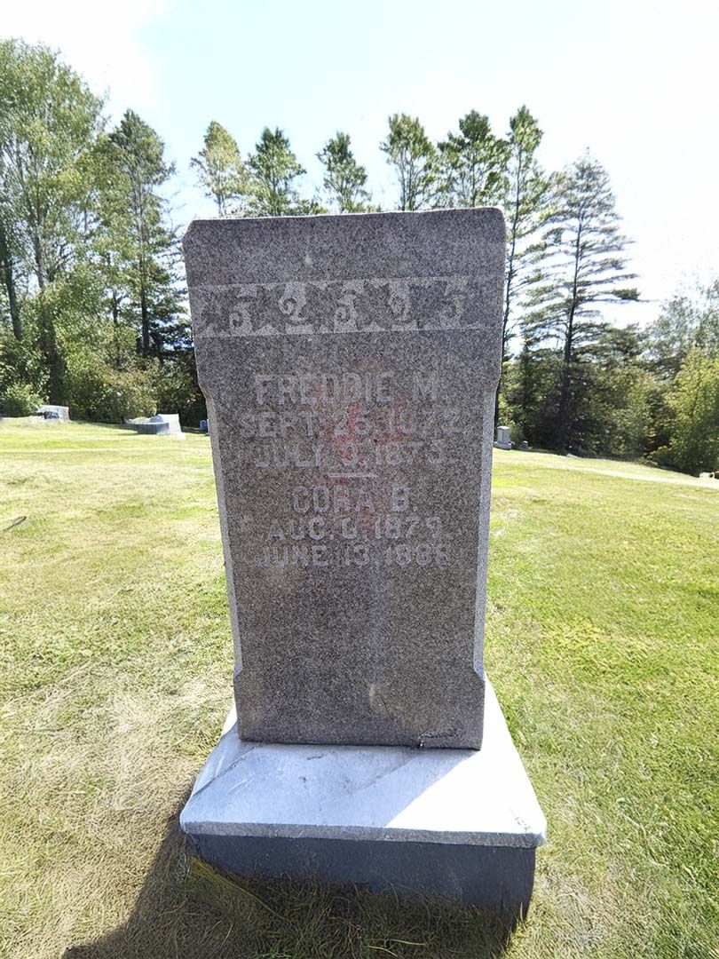Cora B. Davis's grave. Photo 1