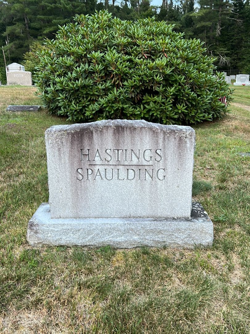 Frances E. Joslin Spaulding's grave. Photo 1