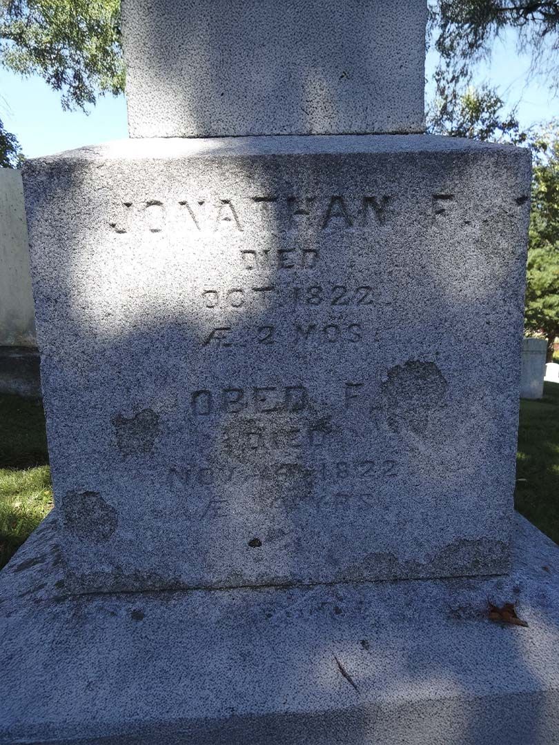 Obed Fisher Morse's grave. Photo 1