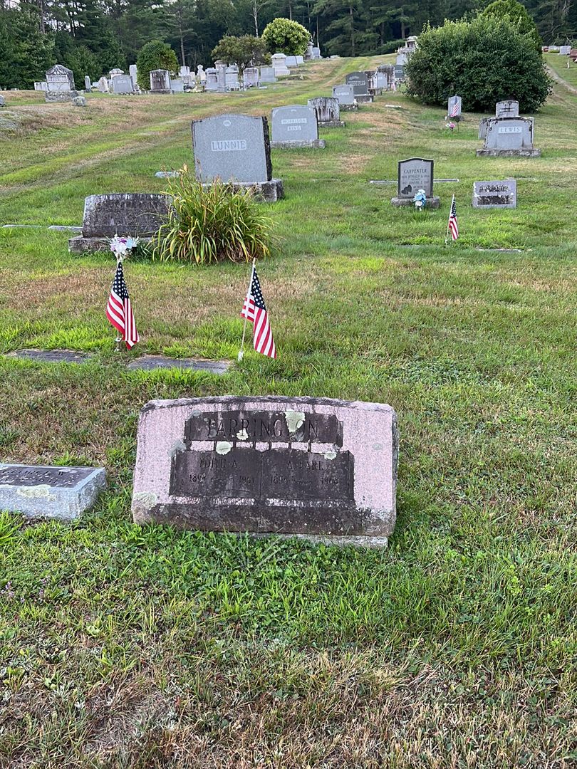 Edith A. Farrington's grave. Photo 1