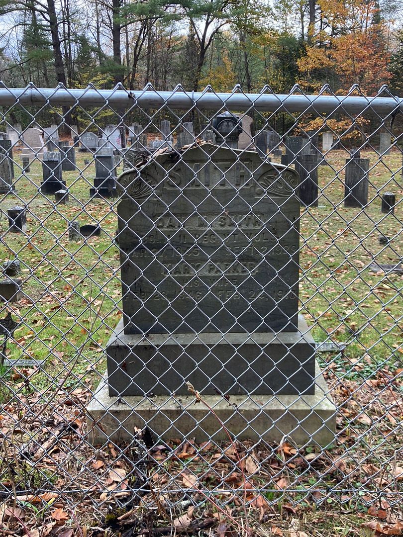 Mary Parker Smith's grave. Photo 1