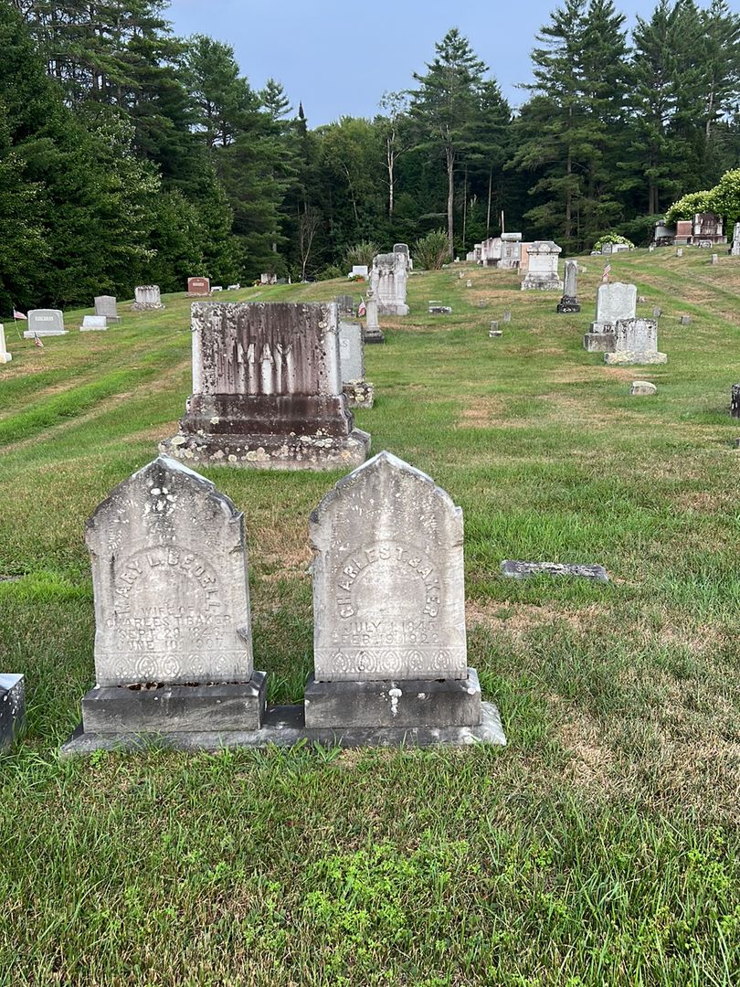 Charles T. Baker's grave. Photo 1