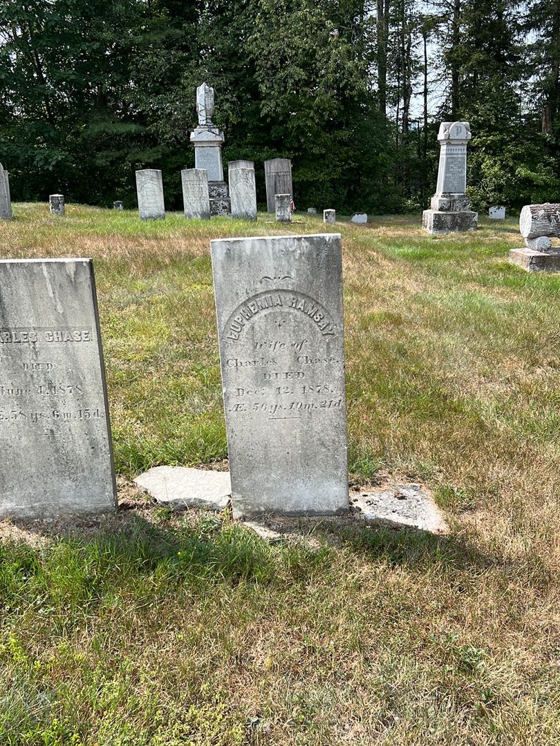 Euphemia Ramsay Chase's grave. Photo 1