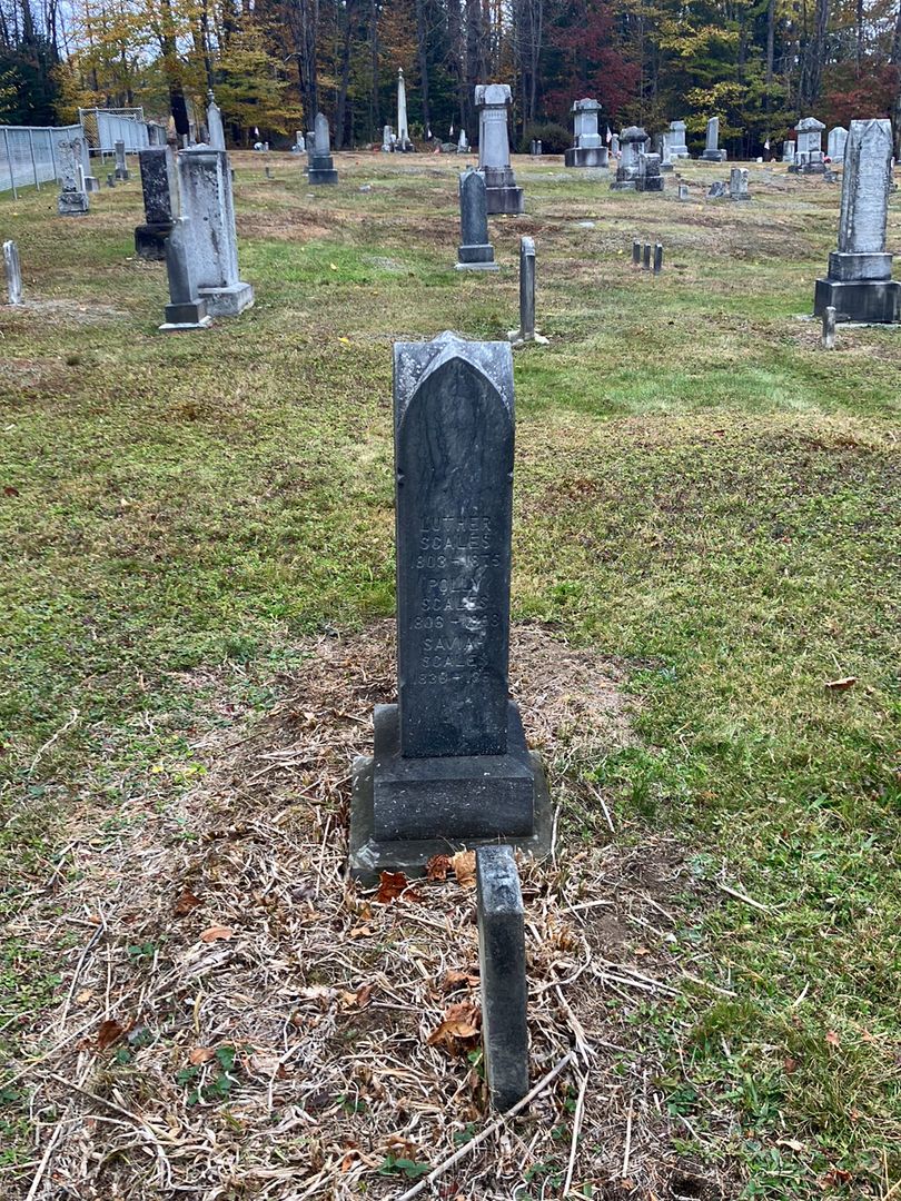 Polly Scales's grave. Photo 1