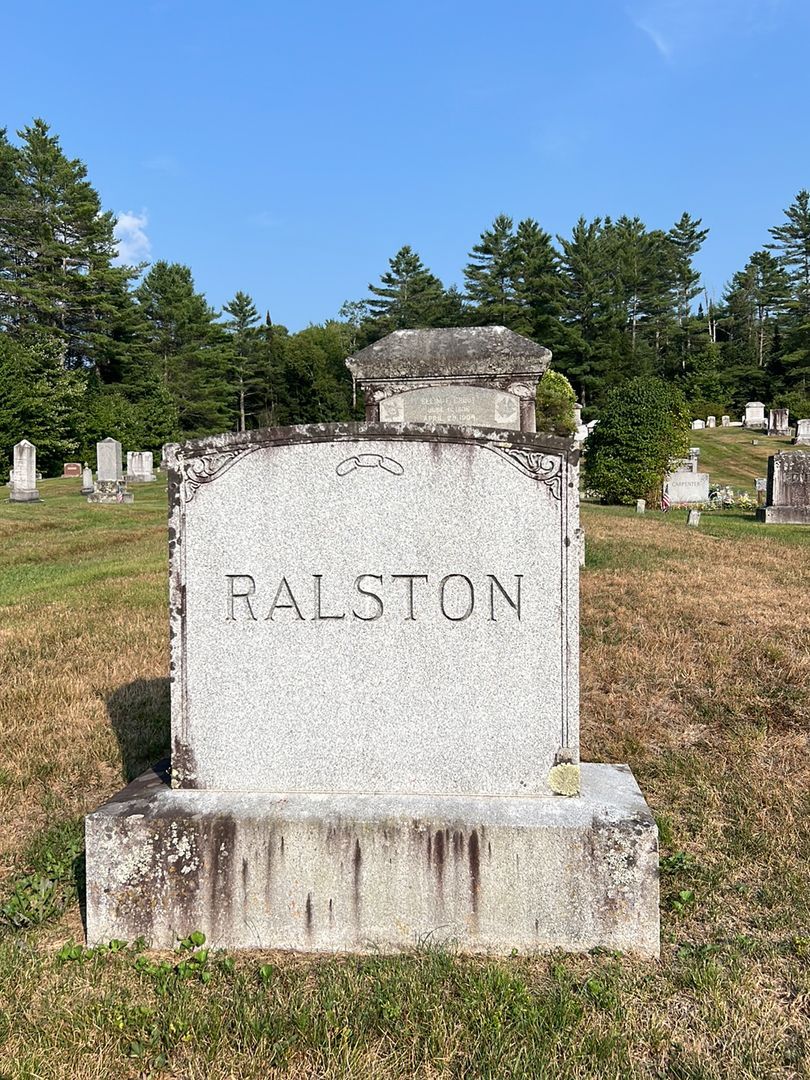 Mary E. Ralston's grave. Photo 1