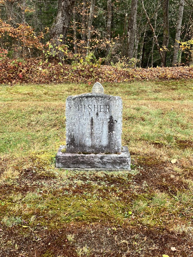 Archie Fisher's grave. Photo 1