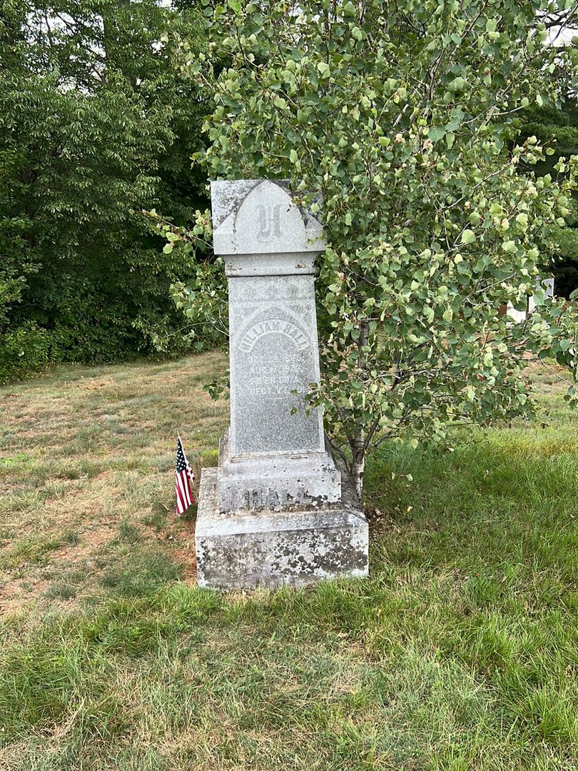 William Hall's grave. Photo 1