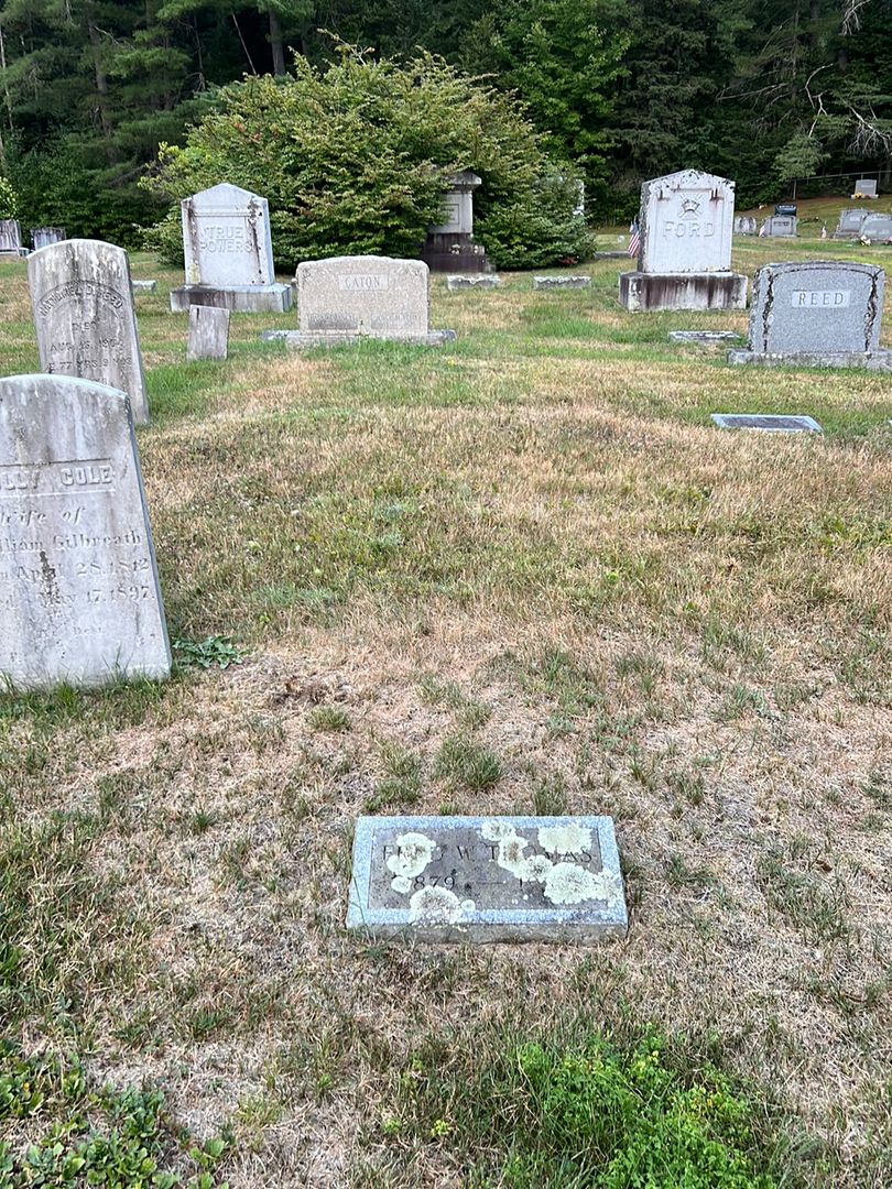 Fred W. Thomas's grave. Photo 1