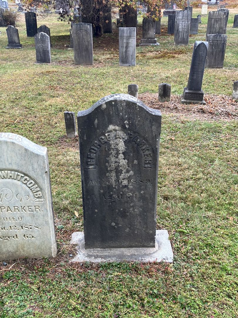 George A. Parker's grave. Photo 1