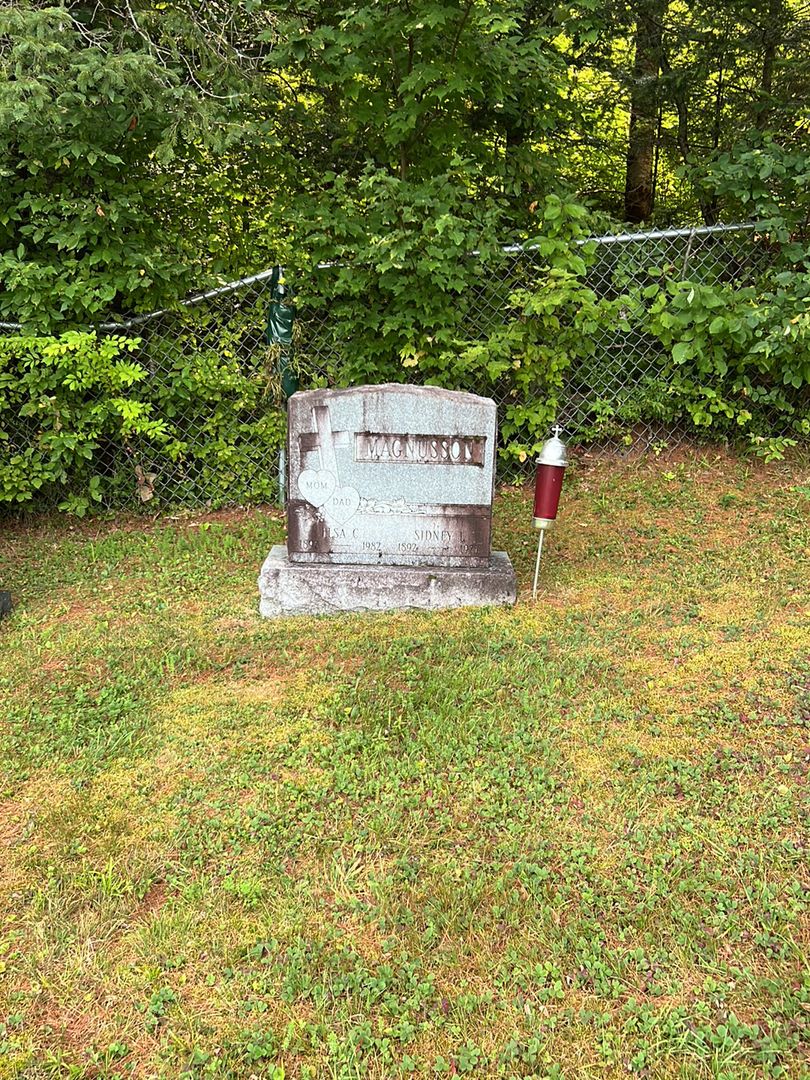 Elsa C. Magnusson's grave. Photo 1