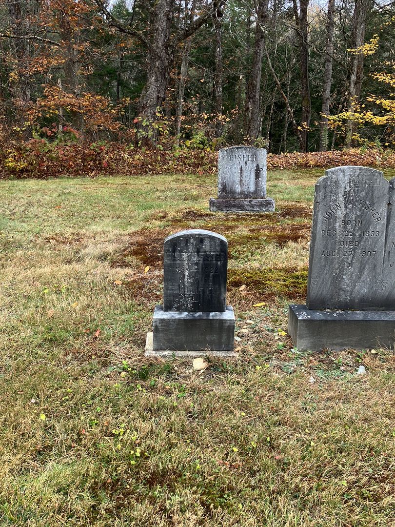 Clark J. Fisher's grave. Photo 1