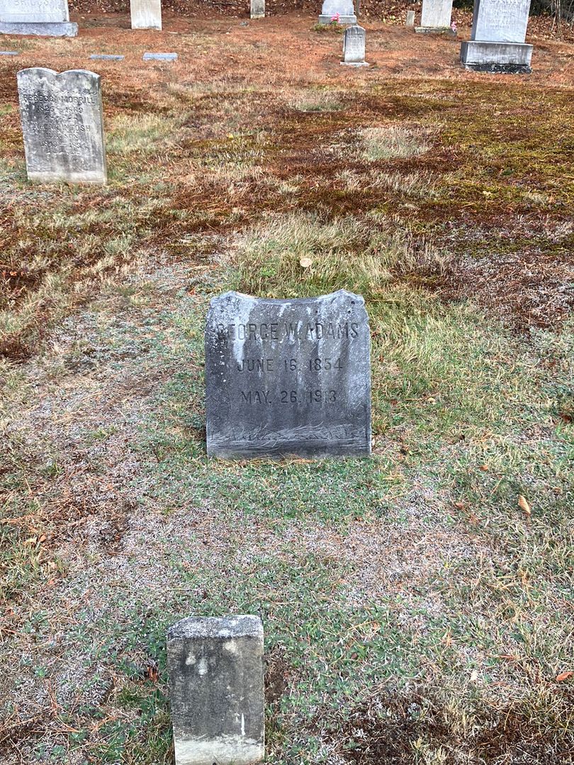 George W. Adams's grave. Photo 1